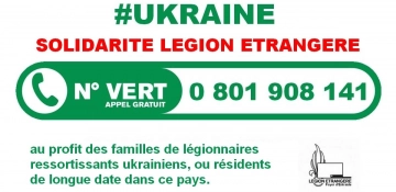 Numéro vert : Aide aux familles de légionnaires originaires d'Ukraine